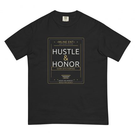 Hustle Honor Tee Printful Actual Shirt Mockup