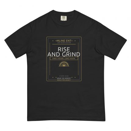 Rise And Grind Tee Printful Actual Shirt Mockup